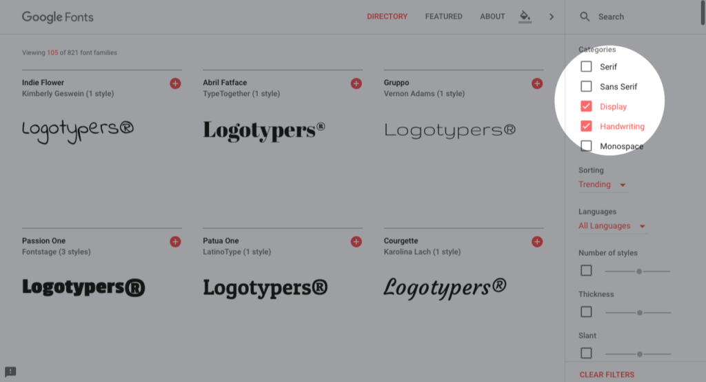 Create a logo using Google Fonts in minutes - Logotypers